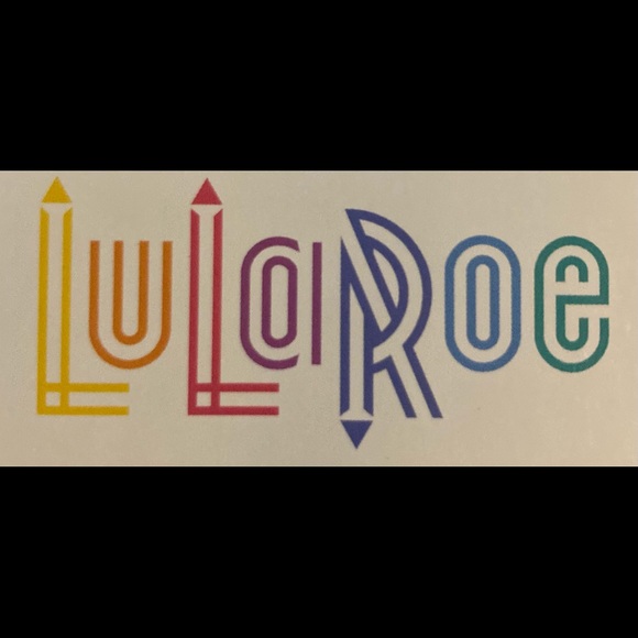 🧜🏼‍♀️2X EUC Blue gray stretch Randy Scottie Dogs LuLaRoe - Picture 7 of 7